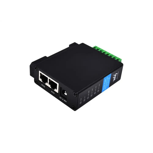 Waveshare RS232 RS485 から RJ45 イーサネット シリアル サーバー、デュアル チャネル独立イーサネット ポート