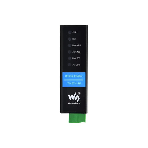 Waveshare RS232 RS485 から RJ45 イーサネット シリアル サーバー、デュアル チャネル独立イーサネット ポート