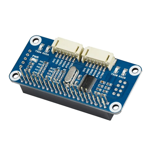 Raspberry Pi 用 Waveshare シリアル拡張 HAT、I2C インターフェイス、2 チャネル UART、8 GPIO