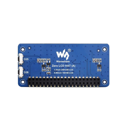 Waveshare トリプル LCD HAT (Raspberry Pi 用)、オンボード 1.3 インチ IPS LCD メイン スクリーンとデュアル 0.96 インチ IPS LCD
