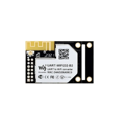 Waveshare UART から WiFi およびイーサネット モジュール、組み込み UART シリアル サーバー、産業用 WiFi モジュール、802.11b/g/n モジュール