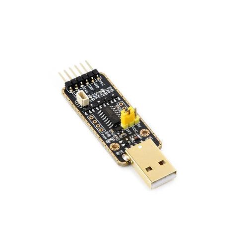 Waveshare USB - UART デバッガー モジュール (Raspberry Pi 5 用)、タイプ A ポート、オンボード UART コネクタ