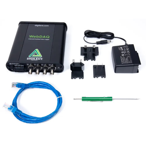 WebDAQ 504 インターネット対応振動/加速度データロガー (Digilent Build)