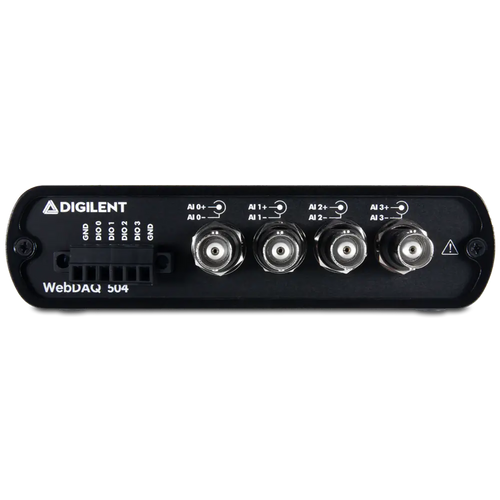WebDAQ 504 インターネット対応振動/加速度データロガー (Digilent Build)