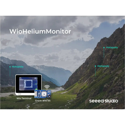 Wio Terminal Helium モニタキット：Heliumネットワーク用 プラグアンドプレイホットスポットモニタ