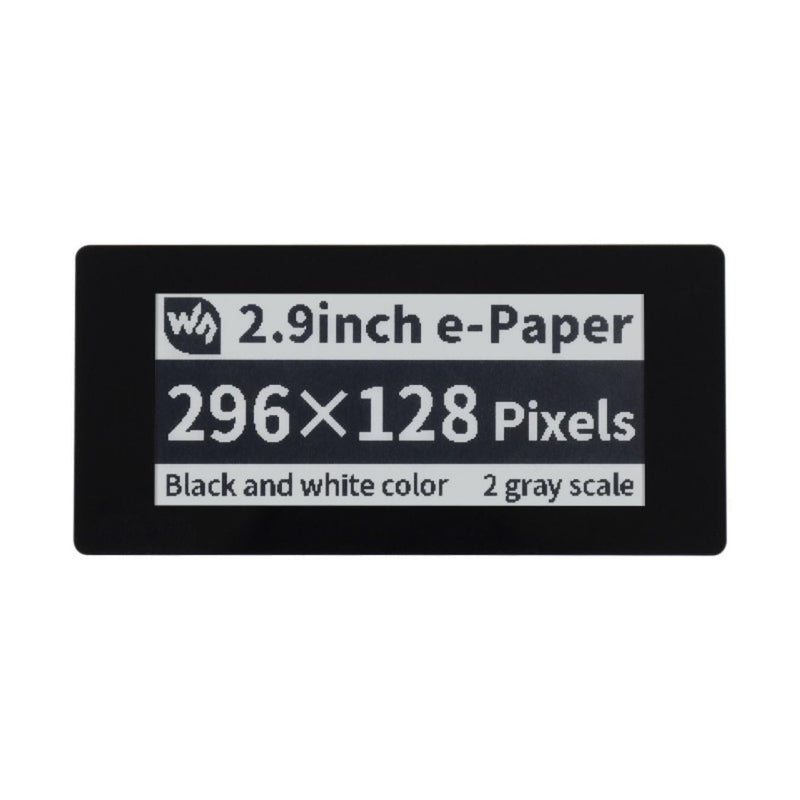 RPi用 2.9インチ 296 x 128 タッチ式 E-Paper E-Ink ディスプレイHAT、静電容量式タッチパネル付き