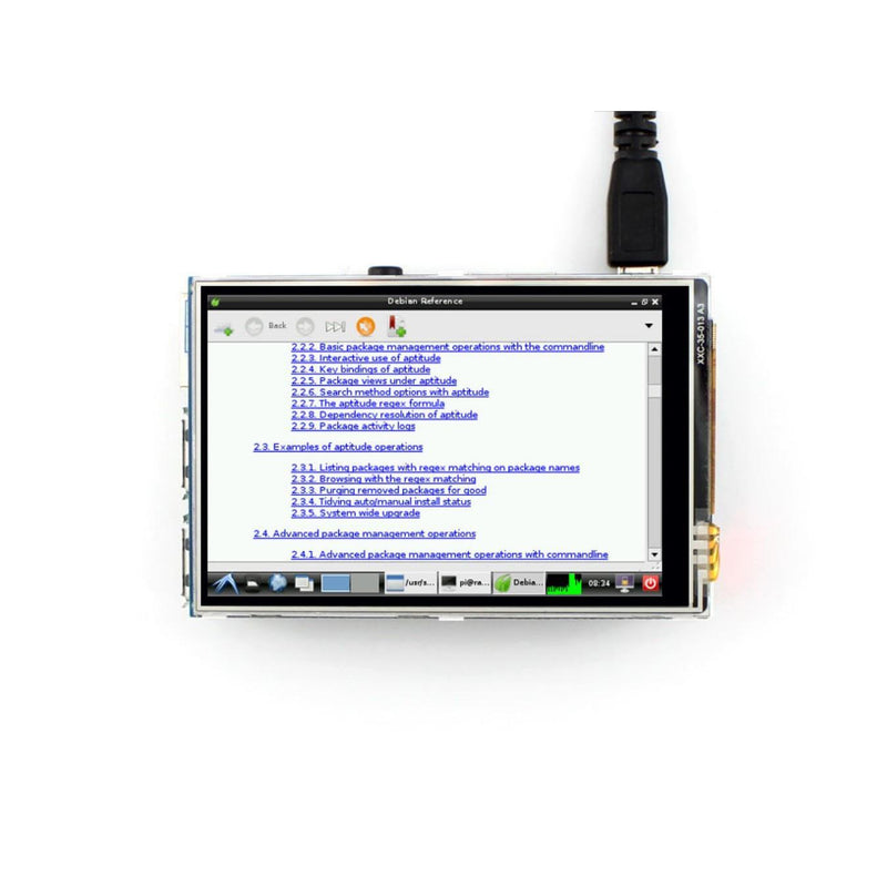 Raspberry Pi 用 3.5&quot; TFT LCD 320x480 タッチディスプレイ