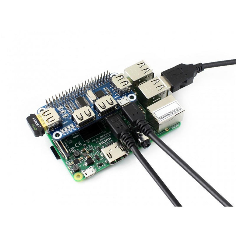 Raspberry Pi用 4ポート USB HUB HAT