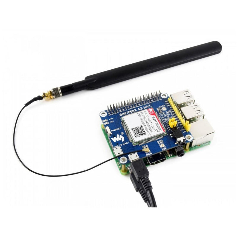 Raspberry Pi LTE CAT4グローバルバージョン 4G / 3G / 2G / GSM / GPRS / GNSS HAT