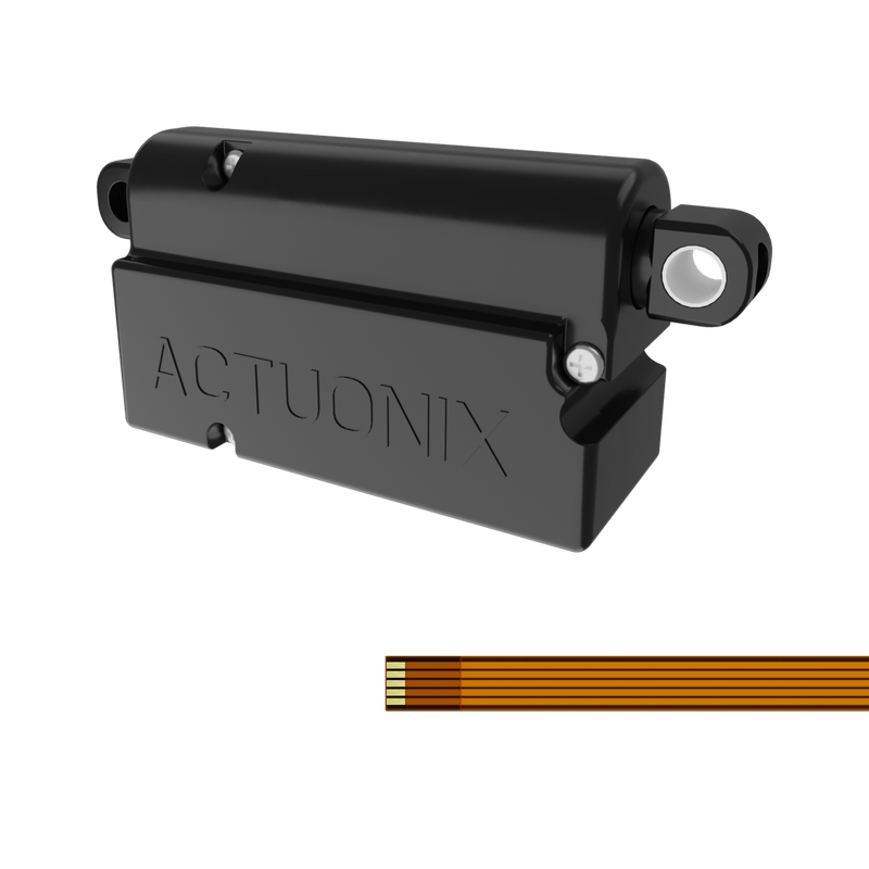 Actuonix PQ12-S リニアアクチュエータ 20mm、63：1、12V、リミットスイッチ