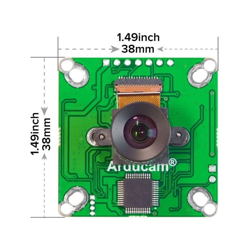 Arducam 2MP グローバル シャッタ OG02B10 カラー カメラ モジュール Pivariety