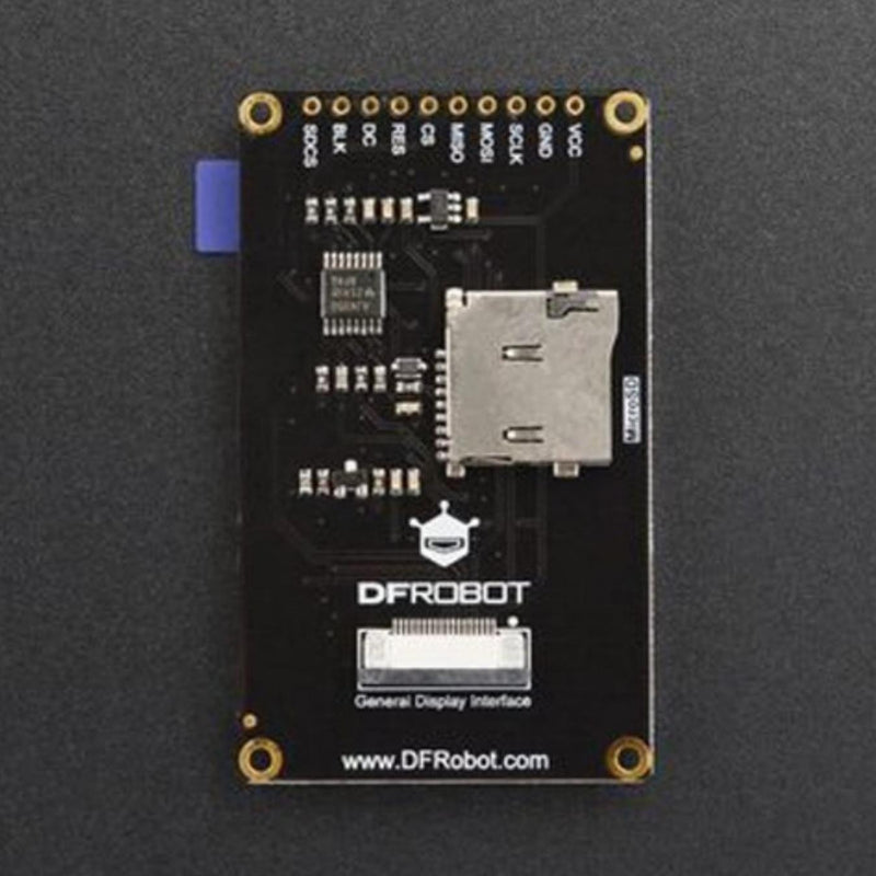 DFRobot 2 inch 320 x 240 IPS TFT LCDディスプレイ MicroSDカード・ブレイクアウト付き