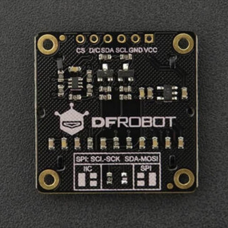 DFRobot モノクロ 0.96 Inch 128 x 64 I2C/SPI OLEDディスプレイ