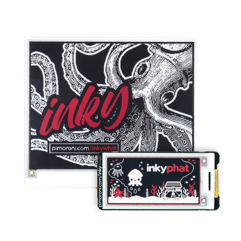 Inky wHAT - 大型電子インクディスプレイ - 赤/黒/白