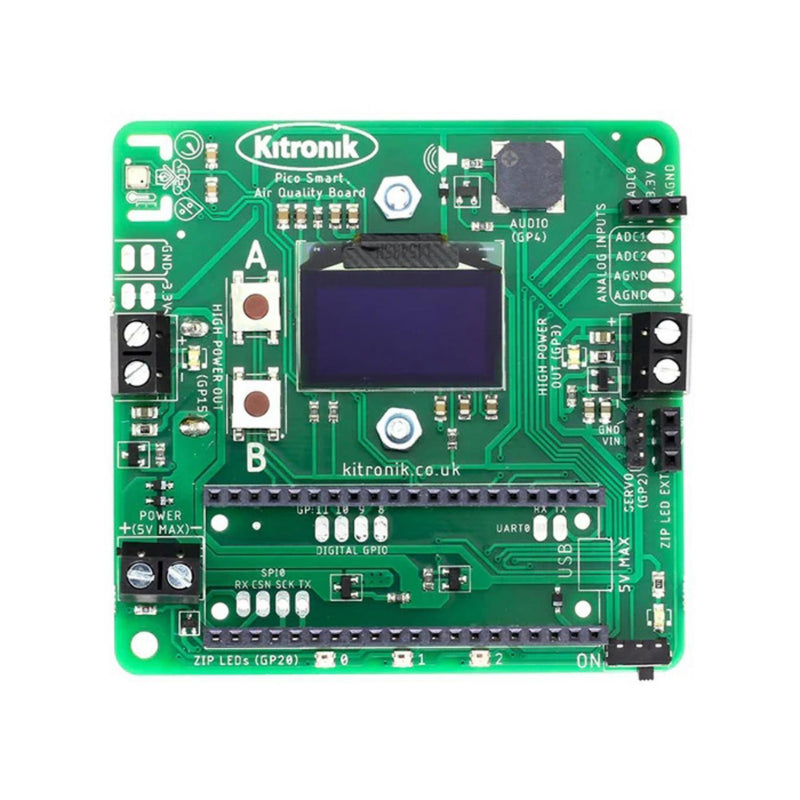 Kitronik Pico用 空質データロギングボード