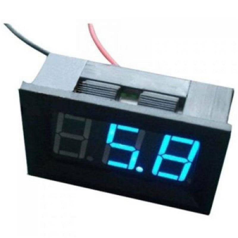 LED 4.5 v - 30 v 電圧計（ブルー）