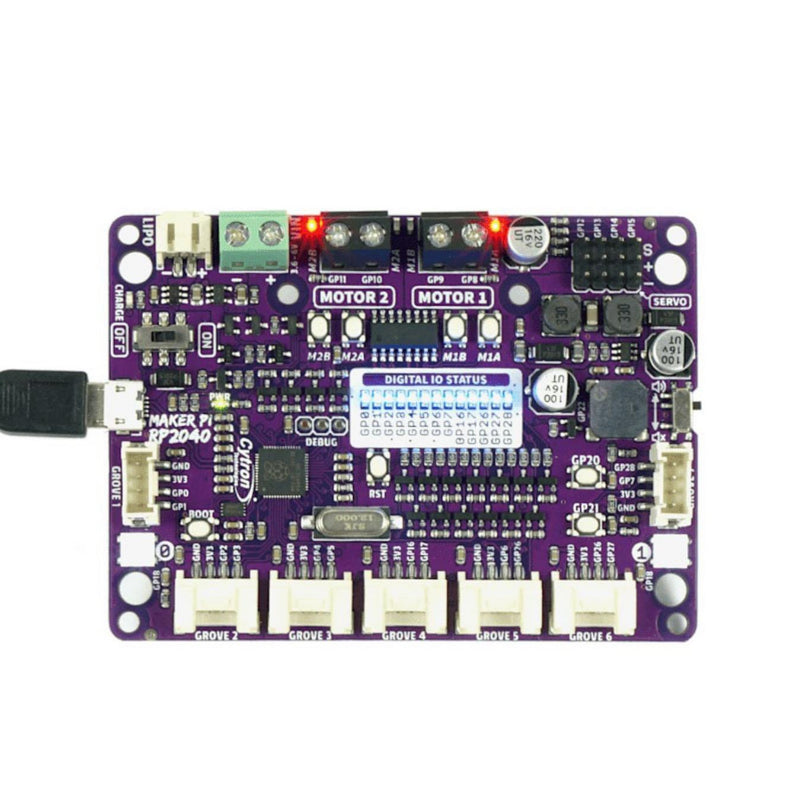 Maker Pi RP2040: Raspberry Pi RP2040を使用したロボット制御用ボード