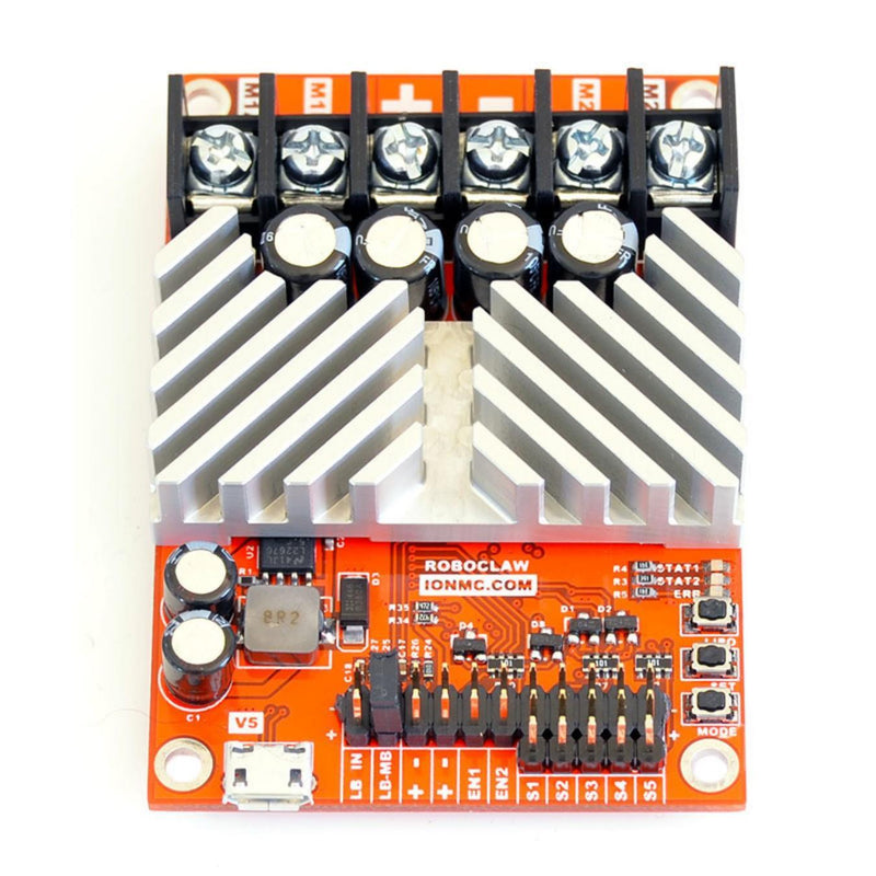 RoboClaw 2 x 45A 6～34VDC 回生モータコントローラ