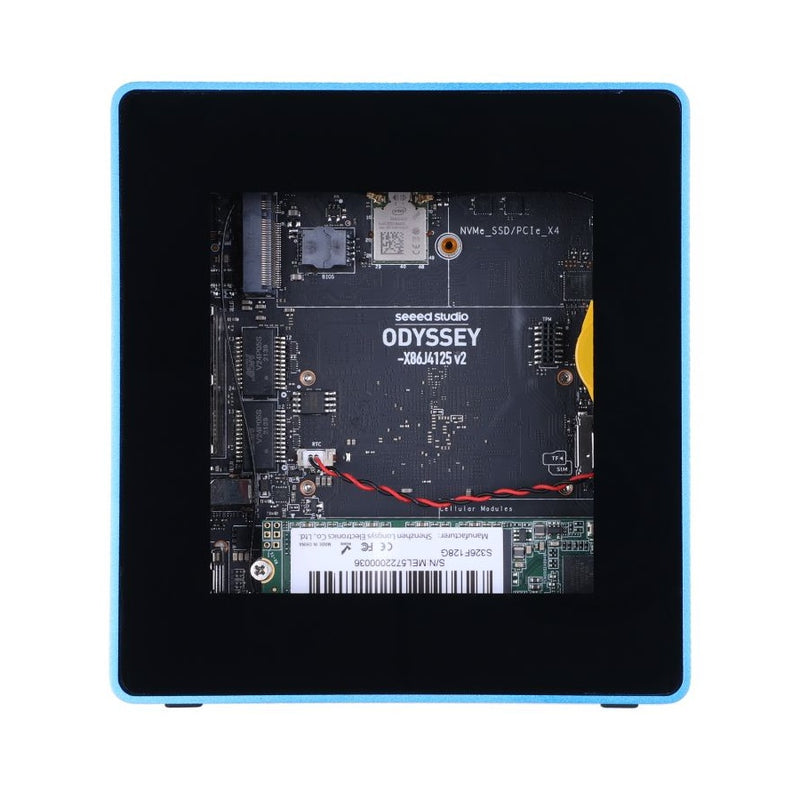Seeedstudio ODYSSEY ブルークアッドコア Celeron J4125 v2 Win11 ミニ PC (128GB SSD搭載)