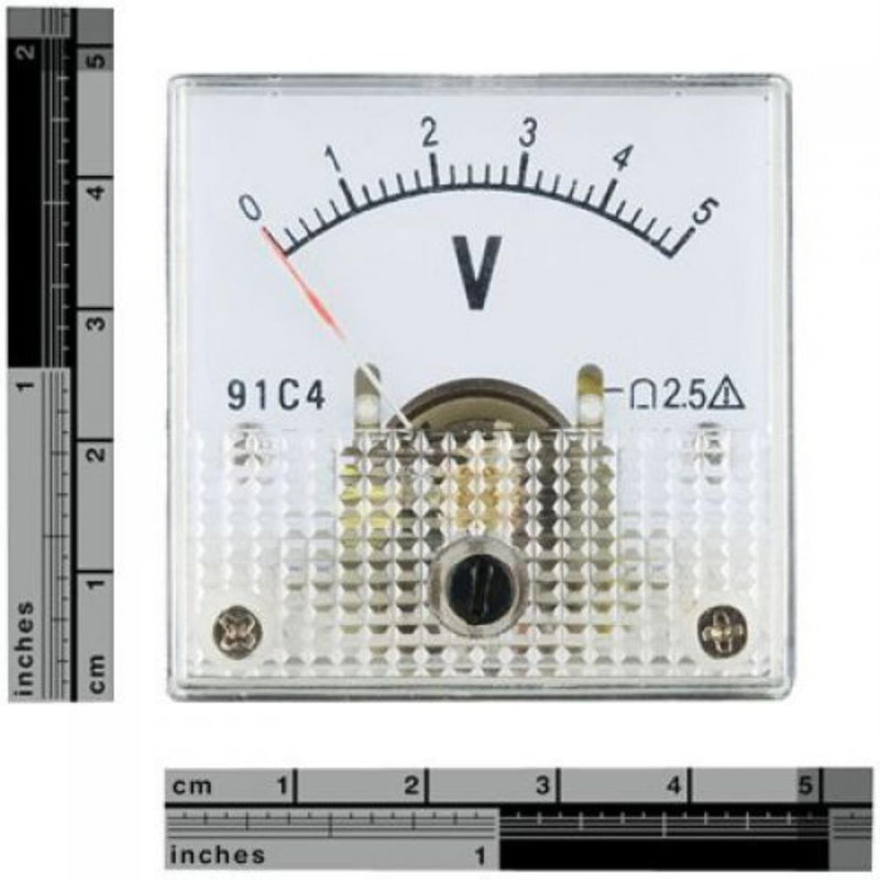 SFE アナログ電圧パネルメーター - 0 - 5V