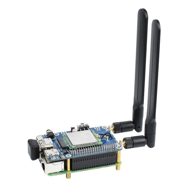 SIM7600G-H Raspberry Pi用 M.2 4G HAT LTE CAT4 高速 4G / 3G / 2G GNSS グローバルバンド
