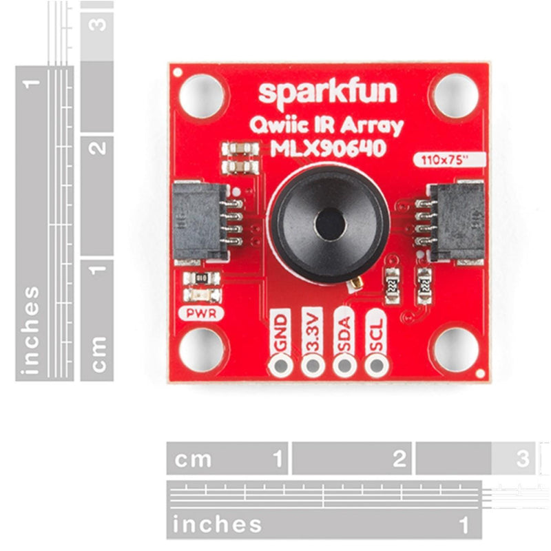 SparkFun赤外線アレイブレークアウトボード -  110度FOV、MLX90640（Qwiic）
