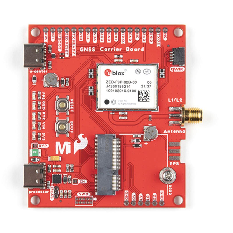 SparkFun MicroMod GNSSキャリアボード（ZED-F9P）