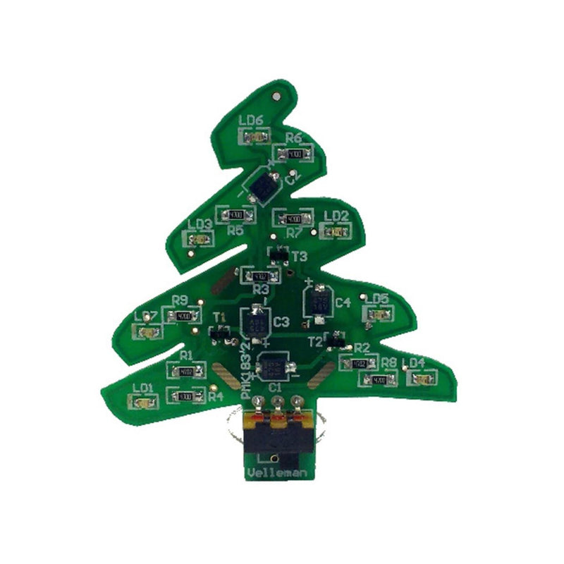 USB SMD クリスマスツリー はんだ付けキット