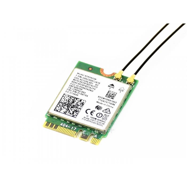 Waveshare AC8265 ワイヤレスNIC Jetson Nano / WiFi / Bluetooth用